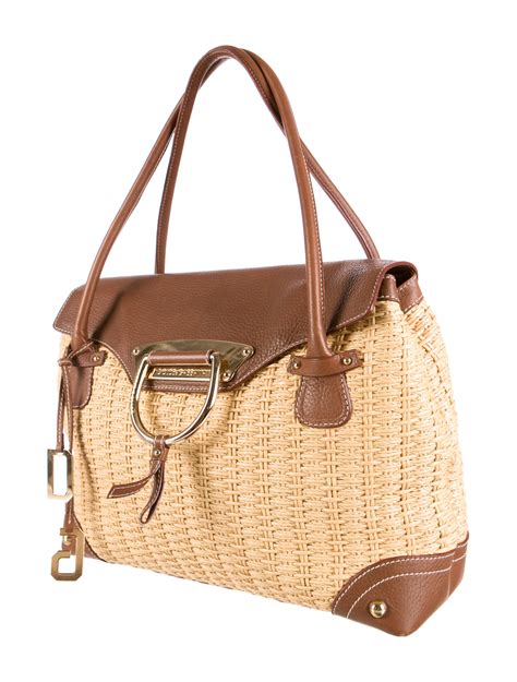 dolce and gabbana wicker bag